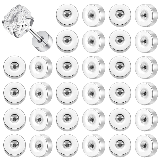 60 шт. 304 гайки ушные из нержавеющей стали, плоско-круглые