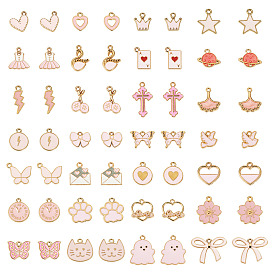 112 шт 28 стили подвески из сплава эмали