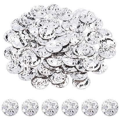 Латунные кулоны, плоско-круглые, без никеля 