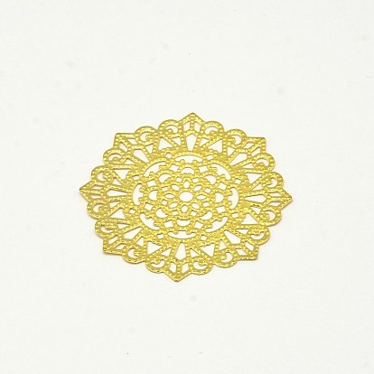 Латунные филигранные столяры, цветок