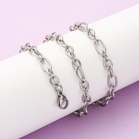 304 Овальные цепочки из нержавеющей стали, не тускнеет