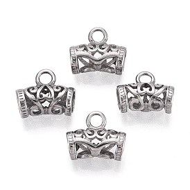 Полые 304 подвески из нержавеющей стали, изогнутая трубка с бабочкой