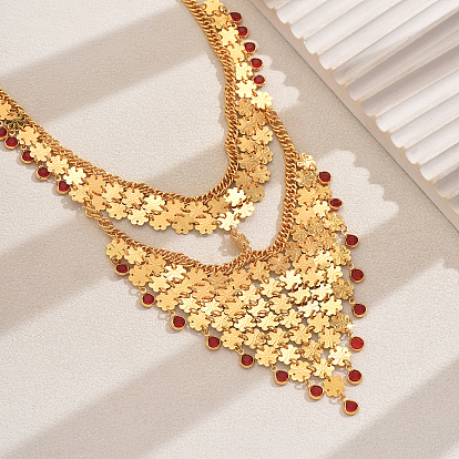 Винтажная экзотическая маска для лица с кисточками металлические повязки на голову для женщин