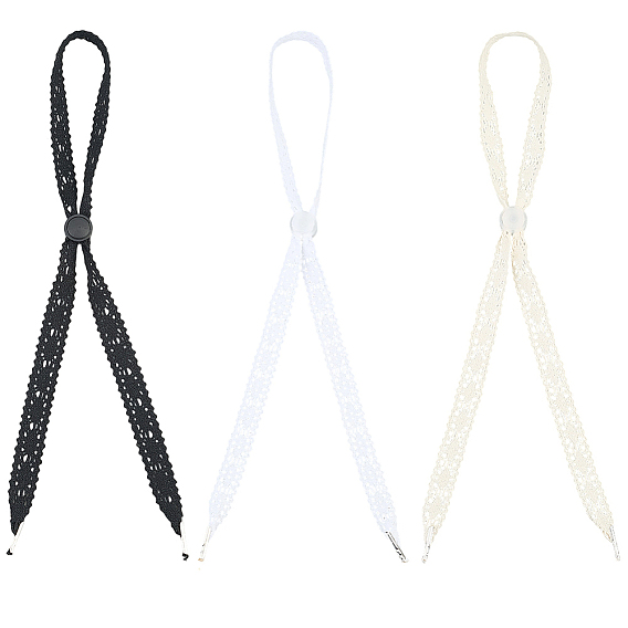 3шт. 3 цвета шапка из полиэстера гибкий съемный шнур для подбородка, ветрозащитный зажим для ремня, регулируемая застежка для шнура, для игры в гольф, рыбалка, гребля, парусный спорт