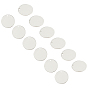 304 Stainless Steel Stamping Blank Tag Pendants, Flat Round