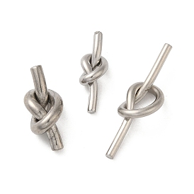 304 Stainless Steel Pendants, Love Knot Fittings