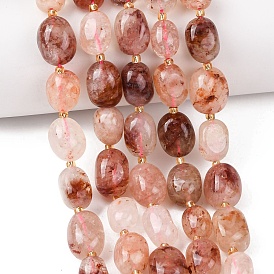 Природного кварца нитей бисера, самородки, упавший камень, с бисером