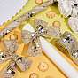 Ruban polyester, motif de paragraphe abeilles tournesol face unique, pour emballage cadeau, décoration artisanale arcs floraux