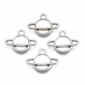 Подвеска из сплава в тибетском стиле для эмали, без кадмия и без свинца, планета