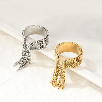 Круглая кисточка 304 манжеты из нержавеющей стали для женщин