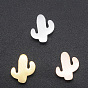 201 Stainless Steel Charms, for Simple Necklaces Making, Stamping Blank Tag, Laser Cut, Cactus