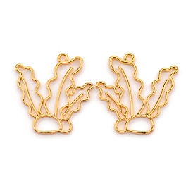 Подвесные подвески из сплава, для diy уф смолы, эпоксидная смола, Прессованные цветочные украшения, морская трава