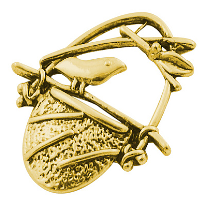 Подвески из сплава , без свинца и без кадмия, птица на ветке