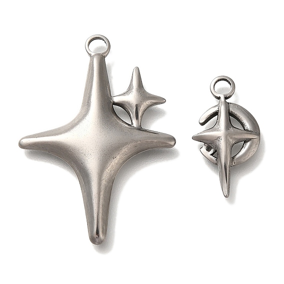 304 подвески из нержавеющей стали, звезда очарование