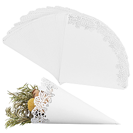 80шт. полых свадебных конусов с конфетти, бумажные конфетные букеты в конусах