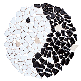 140pcs 2 carreaux de mosaïque en porcelaine de couleurs, pour la décoration de la maison ou le bricolage, nuggets