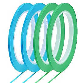 4 рулоны 2 цвета ПВХ автомобильная малярная лента, изоляционная лента, виниловая лента