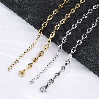 304 из нержавеющей стали цепью кофейных зерен ожерелья