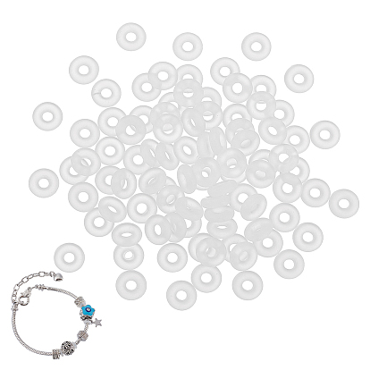 500шт. силиконовых разделительных бусин, диск