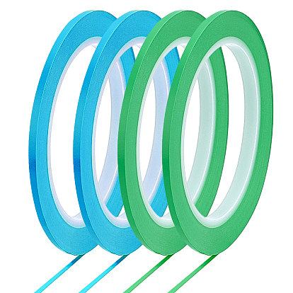 4 рулоны 2 цвета ПВХ автомобильная малярная лента, изоляционная лента, виниловая лента