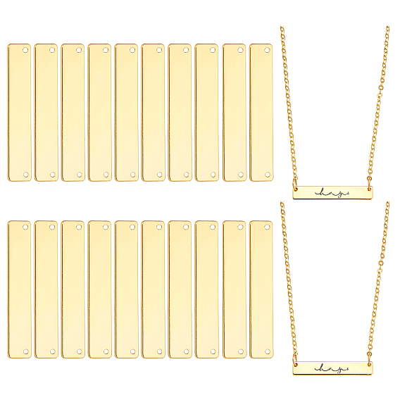 Brass Pendants, Rectangle