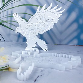 Eagle Satute DIY Food Grade Silicone Display Molds, Resin Casting Molds, Clay Craft Mold Tools