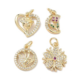 Латунные микро проложить кубического циркония подвески, , стойки покрытие, долговечный, без кадмия и без свинца