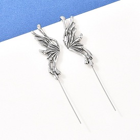 Серьги-бабочки 316 из нержавеющей стали с крючками-петлями, серьги-манжеты