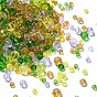 500Pcs Easter Themed Glass Beads, Faceted, Rondelle