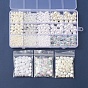 Transparent Acrylic & ABS Plastic Imitation Pearl Beads, Mixed Shapes