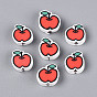Бусины из полимерной глины , яблоко