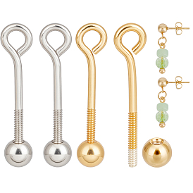 4шт. 925 подвески из стерлингового серебра, винтовые штифты с валиком, 1Замшевая ткань из ПК, квадратная салфетка для полировки серебра