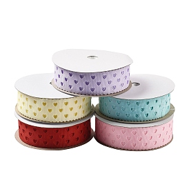 Полиэфирная лента, сердце, для аксессуара одежды