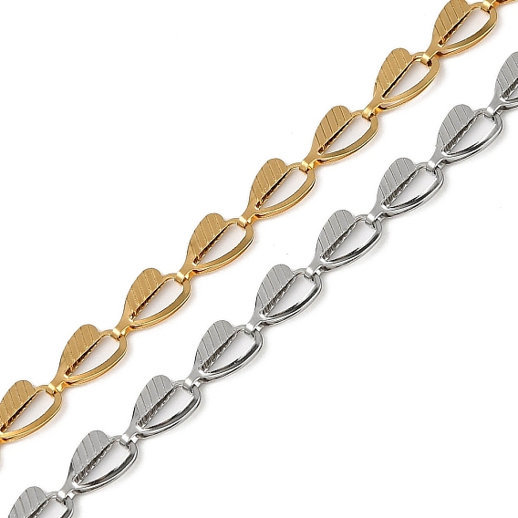 304 цепи из нержавеющей стали ссылка, ионное покрытие (ip), несварные, с катушкой, сердце