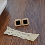 Enamel & Pearl Stud Earrings, 925 Silver Silver Pin Earrings for Women