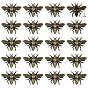 20 piezas de remaches decorativos de abejas de aleación de zinc, para monedero, , decoración de artesanía de cuero