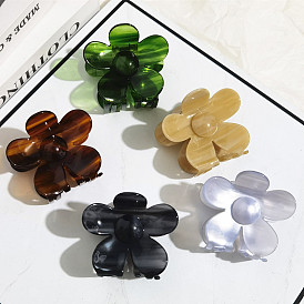 Flower Hair Clip with Gradient Design - Elegant and Stylish Hair Accessory
