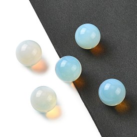 Бусины из опаловой сферы, гладкий круглый, нет отверстий / незавершенного