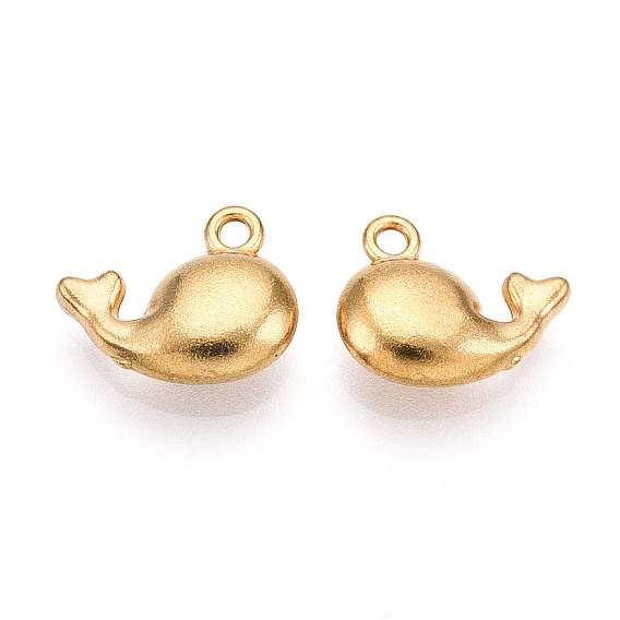 Ионное покрытие (ip) 304 брелоки из нержавеющей стали, кит форма