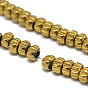 Electroplate Non-magnetic Synthetic Hematite Beads Strands, Flower