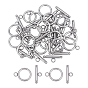 20Sets 304 Stainless Steel Toggle Clasps
