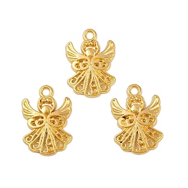 Сплавочные подвески тибетского стиля, без кадмия и без свинца, ангел, 20x14x1 мм, отверстия: 1.5 mm