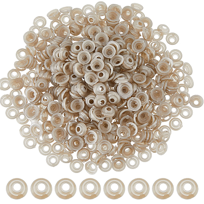 1000шт. пластиковые шайбы для глаз для изготовления кукол, круглые