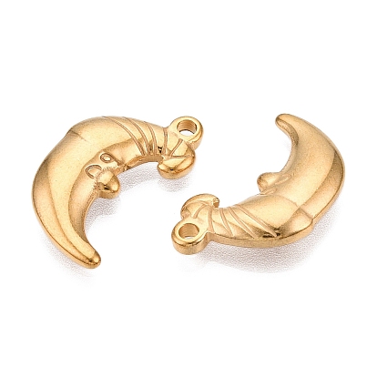 Ионное покрытие (ip) 304 подвески из нержавеющей стали, лунное очарование