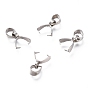 201 Stainless Steel Pendant Pinch Bails
