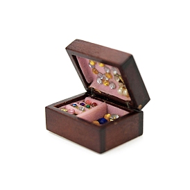 Miniature Scene Model, Mini Dollhouse Jewelry Box Accessories