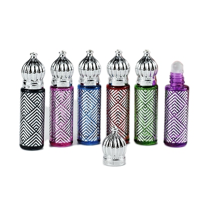 Стеклянные бутылки с роликовыми шариками, многоразовая бутылка эфирного масла, для личной гигиены