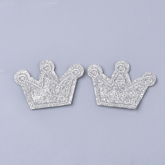 Computerized Embroidery Cloth Iron On Patches, Costume Accessories, Appliques, Crown