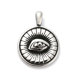 316 хирургические подвески из нержавеющей стали, плоские круглые с глаз