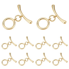 10застежки-тоглы из латуни, без никеля , кольцо